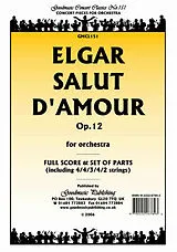 Edward Elgar Notenblätter Salut damour op.12
