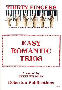  Notenblätter Easy romantic Trios for piano 4 hands