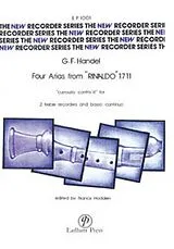 Georg Friedrich Händel Notenblätter 4 Arias from Rinaldo 1711