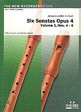Jacques Loeillet Notenblätter 6 sonatas op.4 vol.2 (nos.4-6)