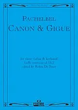 Johann Pachelbel Notenblätter Canon and Gigue