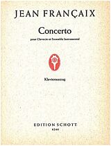 Jean Francaix Notenblätter Concerto