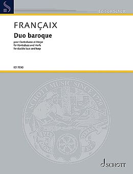 Jean Francaix Notenblätter Duo baroque