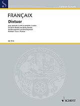 Jean Francaix Notenblätter Dixtuor