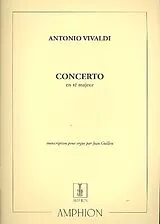 Antonio Vivaldi Notenblätter Concerto en Re Majeur transcription
