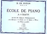 Robert Charles Martin Notenblätter École de piano à 4 mains op.128 vol.2