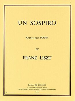 Franz Liszt Notenblätter Un sospiro (Caprice poétique n°3)