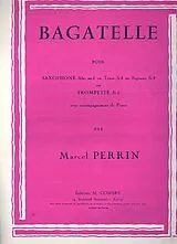 Marcel Perrin Notenblätter Bagatelle pour saxophone (alto