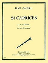Jean Calmel Notenblätter 24 caprices pour clarinette