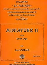 Jean Langlais Notenblätter Miniature Vol.2