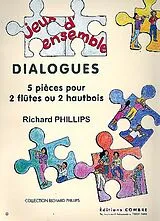 Richard Phillips Notenblätter Dialogues pour 2 flûtes (hautbois)