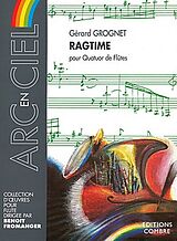 Gérard Grognet Notenblätter Ragtime pour 4 flutes