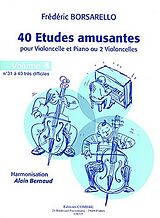 Frédéric Borsarello Notenblätter 40 Etudes amusantes vol.4 no.31 à 40 difficiles