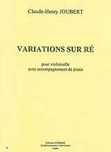 Claude-Henry Joubert Notenblätter Variations sur ré