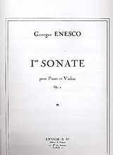(Enesco) George Enescu Notenblätter Sonate no.1 op.2