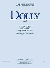 Gabriel Urbain Fauré Notenblätter Dolly op.56