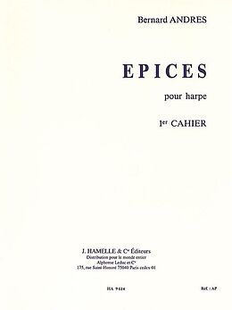 Bernard Andrès Notenblätter Epices vol.1