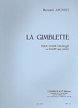 Bernard Andrès Notenblätter La Gimblette pour harpe celtique