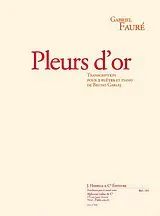 Gabriel Urbain Fauré Notenblätter Pleurs dor