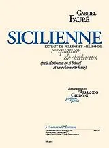 Gabriel Urbain Fauré Notenblätter Sicilienne op.78 pour