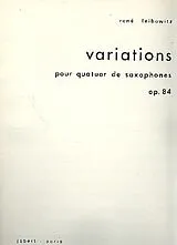 René Leibowitz Notenblätter Variations op.84