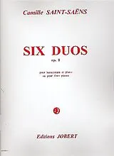 Camille Saint-Saens Notenblätter 6 duos op.8