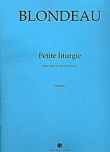 Thierry Blondeau Notenblätter Petite liturgie