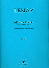 Robert Lemay Notenblätter Mitsu no kisetsu sur des haikus de Basho