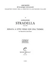 Alessandro Stradella Notenblätter Sonata a otto Viole con una Tromba