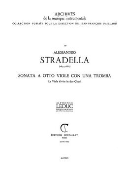 Alessandro Stradella Notenblätter Sonata a otto Viole con una Tromba