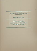 César Franck Notenblätter Quintett f-Moll
