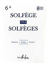 Adolphe Leopold Danhauser Notenblätter SOLFEGE DES SOLFEGES VOL.6B POUR