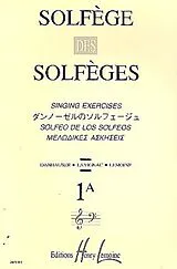 Adolphe Leopold Danhauser Notenblätter Solfège des solfèges vol.1a