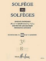 Adolphe Leopold Danhauser Notenblätter Solfege des solfeges vol.3e
