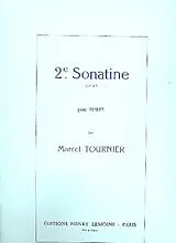 Marcel Tournier Notenblätter Sonatine no.2 op.45 pour harpe