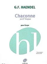Georg Friedrich Händel Notenblätter Chaconne ut majeur pour