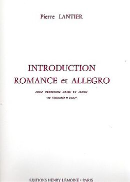 Pierre Lantier Notenblätter Introduction Romance et Allegro