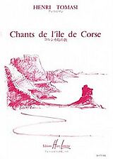 Henri Tomasi Notenblätter Chants de lisle de Corse pour