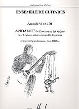 Antonio Vivaldi Notenblätter Andante du concerto sol majeur