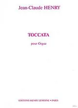 Jean Claude Jules Henry Notenblätter Toccata