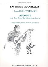 Georg Philipp Telemann Notenblätter Andante pour hautbois (flûte)