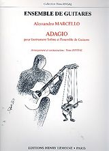 Alessandro Marcello Notenblätter Adagio pour instrument soliste