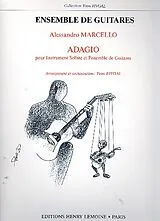 Alessandro Marcello Notenblätter Adagio pour instrument soliste