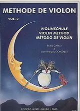 Bruno Garlej Notenblätter Methode de violon vol.2