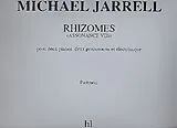 Michael Jarrell Notenblätter Rhizomes Assonance 7b