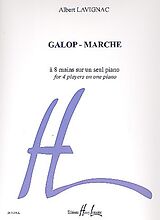 Alexandre Jean Albert Lavignac Notenblätter Galop-Marche à 8 mains sur