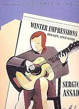 Sergio Assad Notenblätter Winter Impressions pour flute, alto