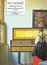 Wolfgang Amadeus Mozart Notenblätter Andante du concerto pour piano no.21