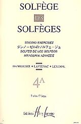 Adolphe Leopold Danhauser Notenblätter Solfege des solfeges vol.4a