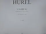 Philippe Hurel Notenblätter Tombeau in memoriam